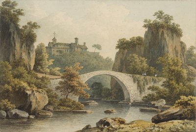 A view of Civita Castellana by John Warwick Smith